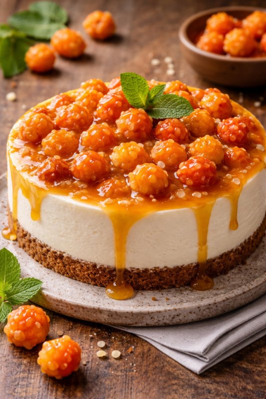 Cloudberry Cheesecake